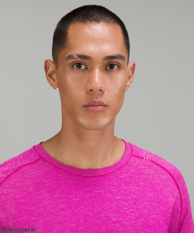 Lululemon Deutschland DELULU773 | Pink Clay Metal Vent Tech Kurzarmshirt 20